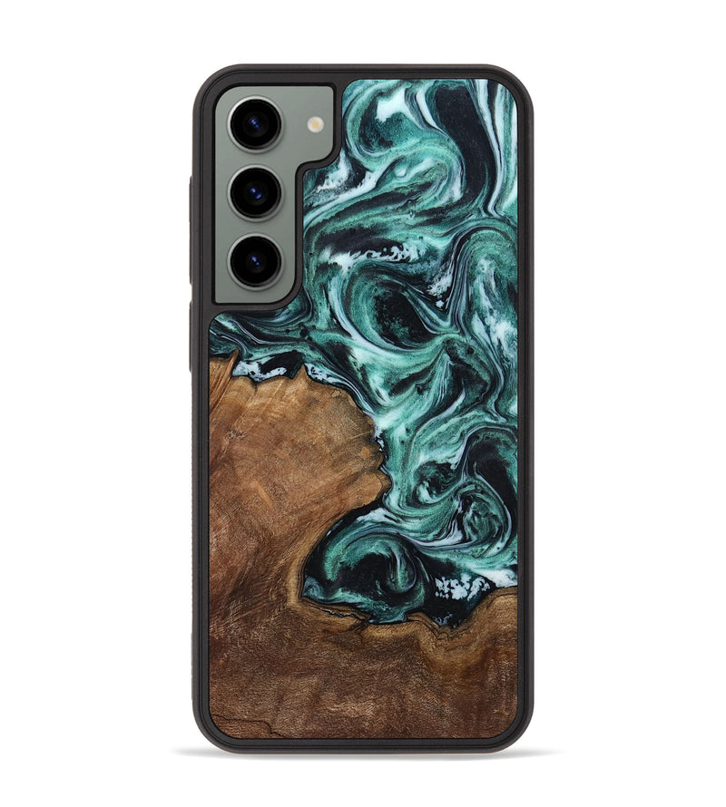 Galaxy S23 Plus Wood Phone Case - Lavina (Green, 811983)
