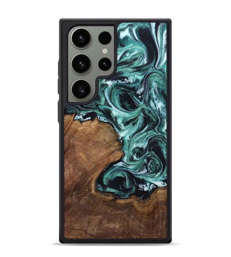 Galaxy S24 Ultra Wood Phone Case - Lavina (Green, 811983)