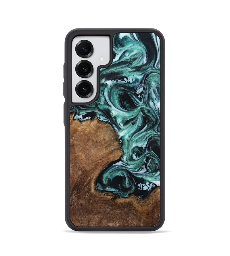 Galaxy S25 Wood Phone Case - Lavina (Green, 811983)