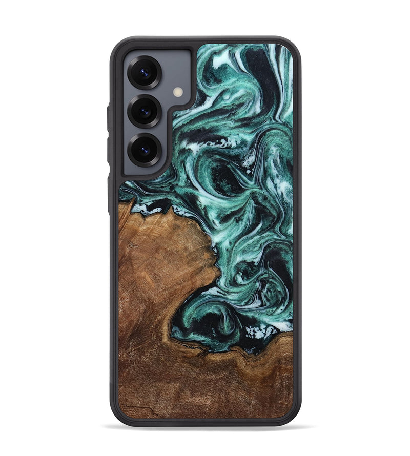 Galaxy S25 Plus Wood Phone Case - Lavina (Green, 811983)