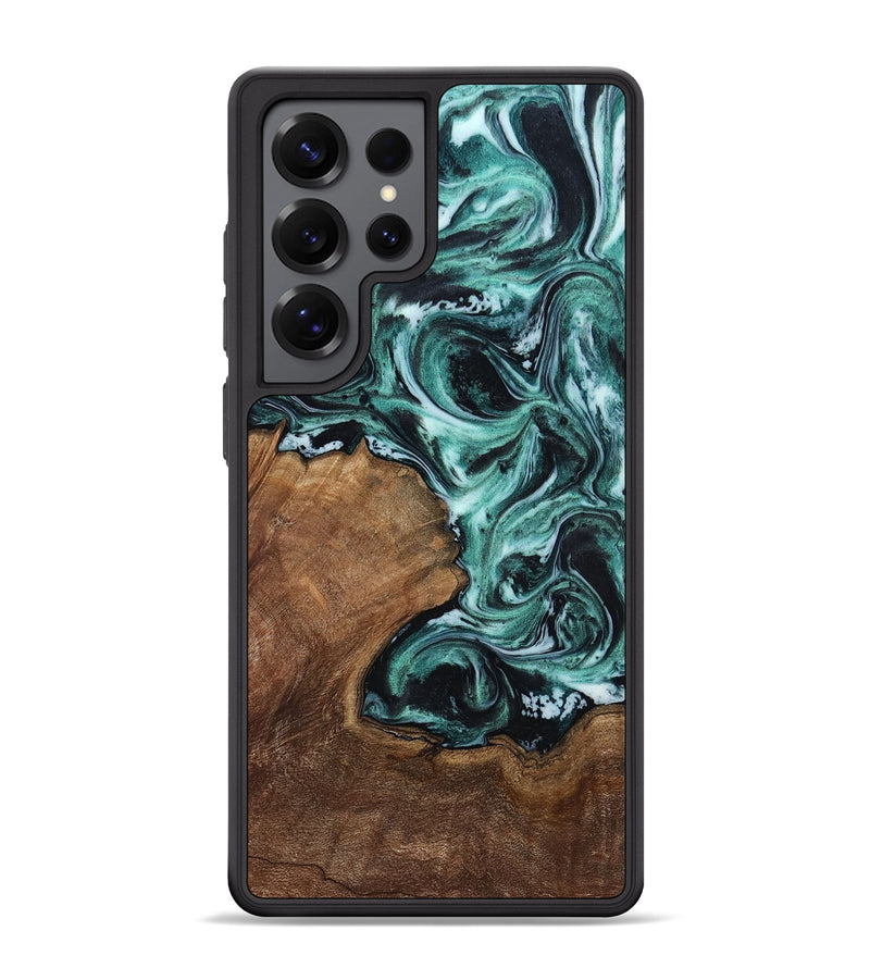 Galaxy S25 Ultra Wood Phone Case - Lavina (Green, 811983)