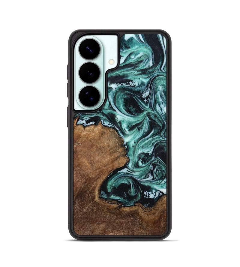 Galaxy S26 Wood Phone Case - Lavina (Green, 811983)