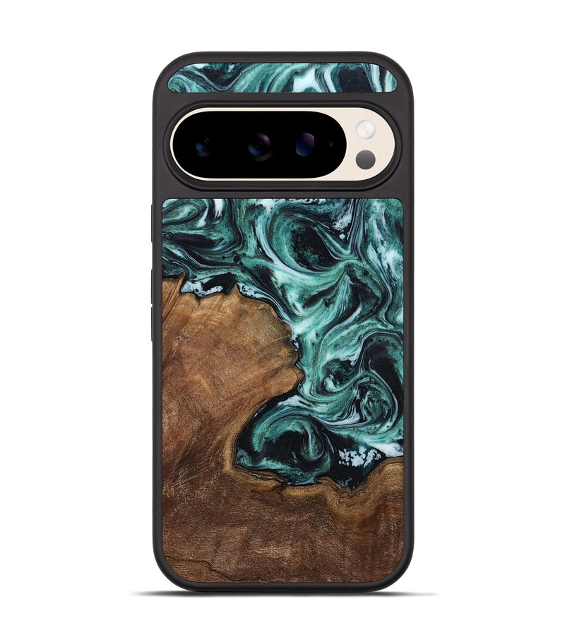 Pixel 10 Wood Phone Case - Lavina (Green, 811983)