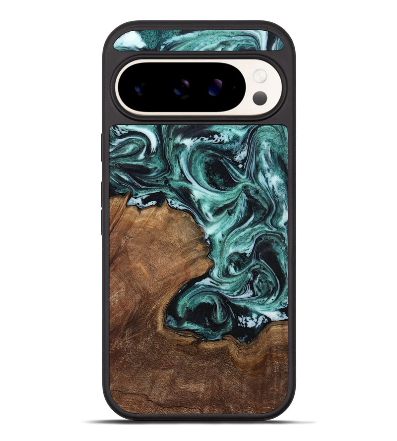 Pixel 10 Pro XL Wood Phone Case - Lavina (Green, 811983)