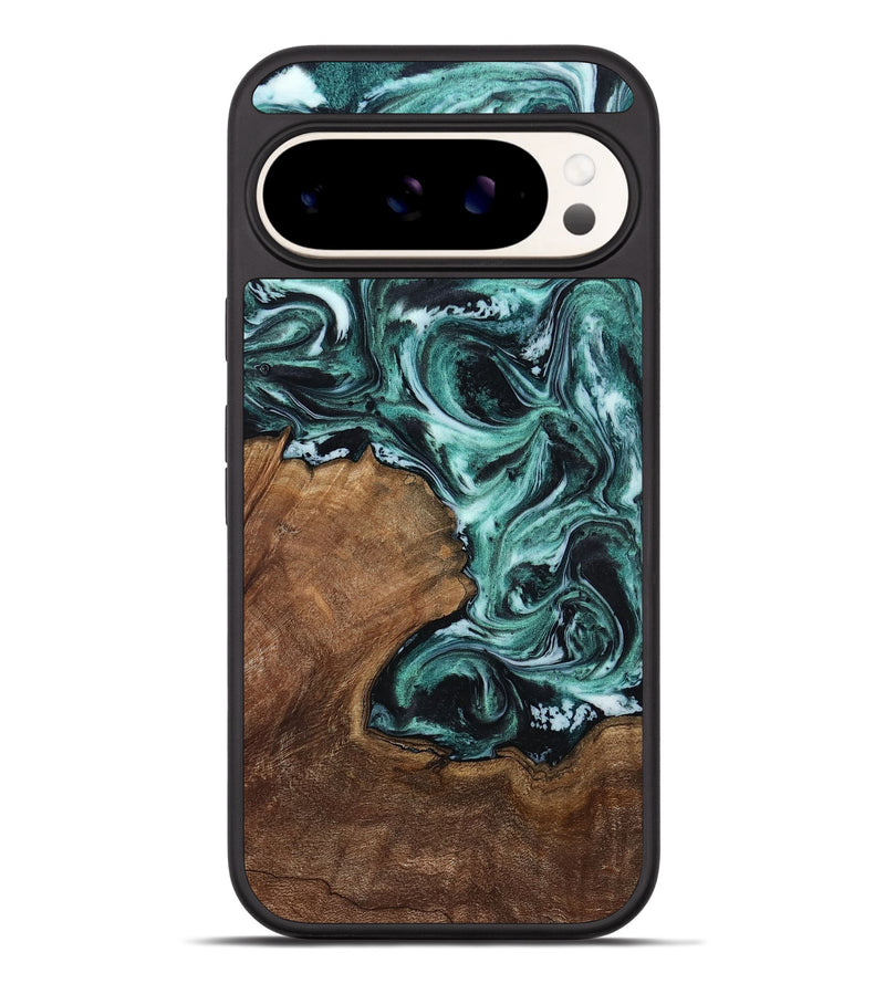 Pixel 9 Pro XL Wood Phone Case - Lavina (Green, 811983)