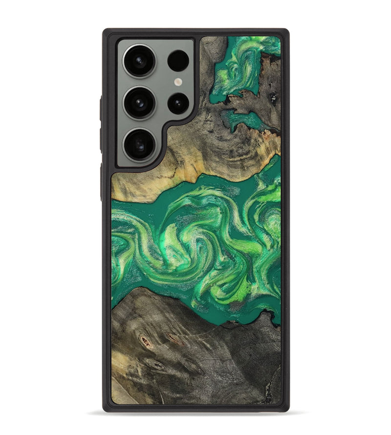 Galaxy S23 Ultra Wood Phone Case - Malani (Green, 811984)