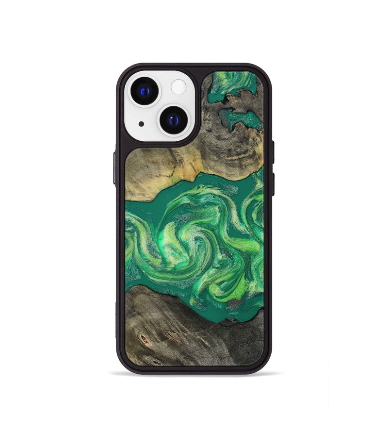 iPhone 13 mini Wood Phone Case - Malani (Green, 811984)