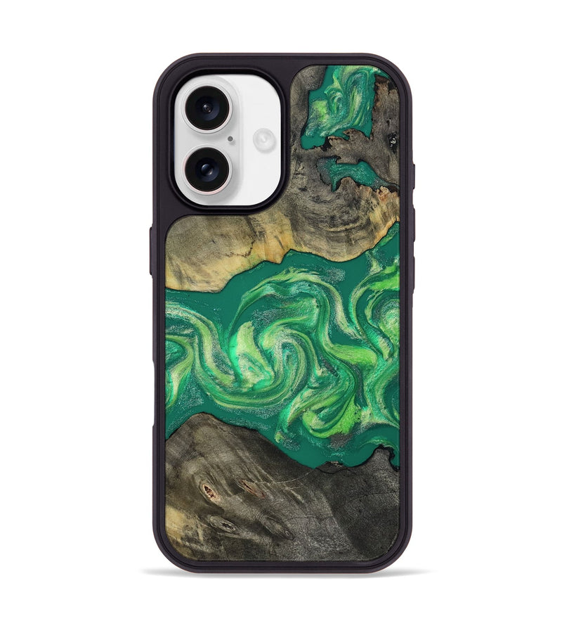 iPhone 17 Wood Phone Case - Malani (Green, 811984)