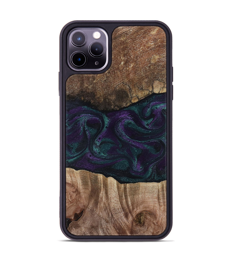 iPhone 11 Pro Max Wood Phone Case - Burt (Green, 811987)