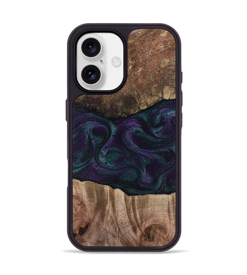 iPhone 17 Wood Phone Case - Burt (Green, 811987)