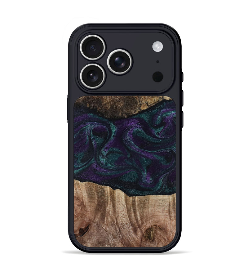 iPhone 17 Pro Wood Phone Case - Burt (Green, 811987)