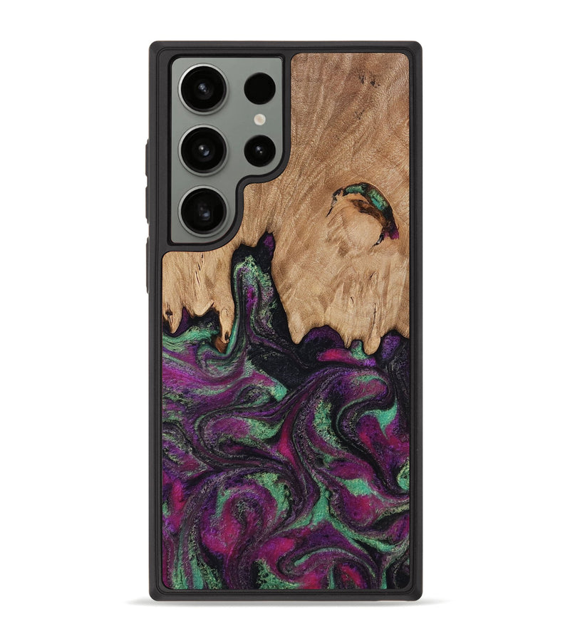 Galaxy S23 Ultra Wood Phone Case - Wilfred (Purple, 811992)