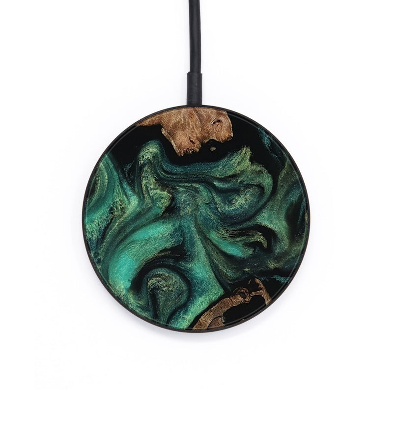 Circle Wood Wireless Charger - Rosanna (Green, 811993)