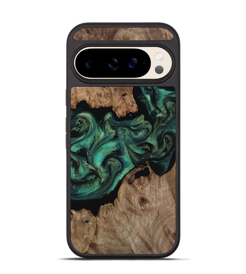 Pixel 10 Wood Phone Case - Rosanna (Green, 811993)