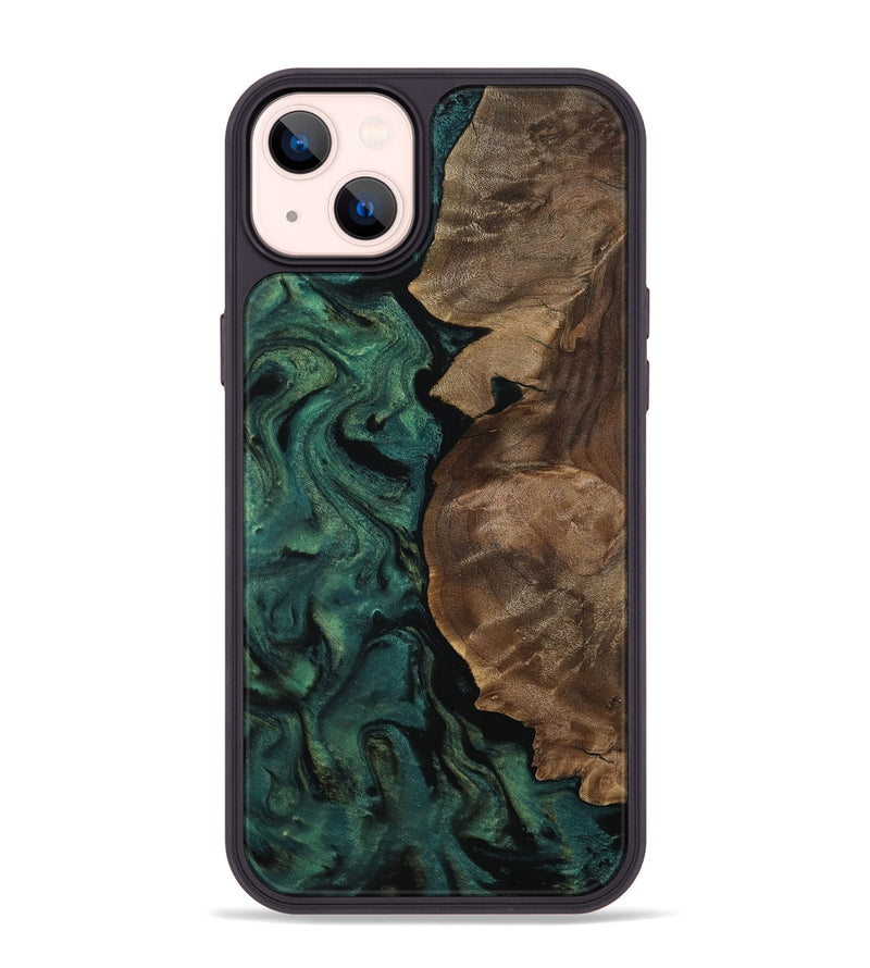 iPhone 14 Plus Wood Phone Case - Jada (Green, 811994)