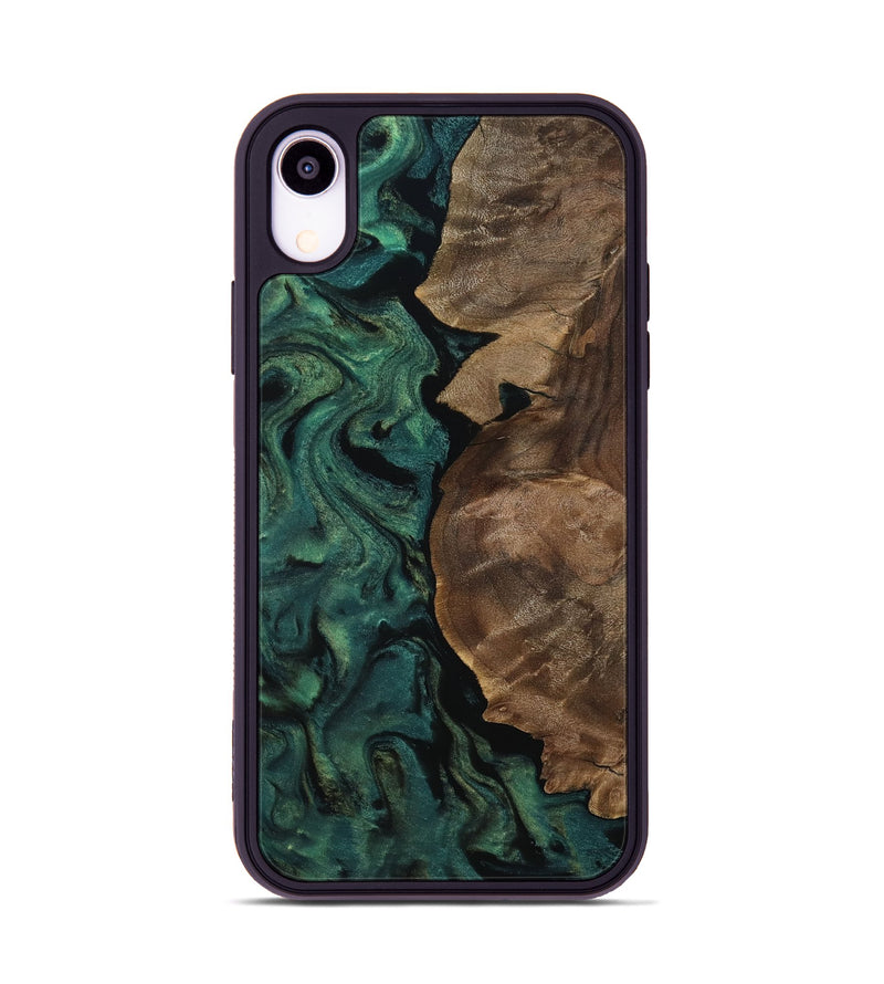 iPhone Xr Wood Phone Case - Jada (Green, 811994)