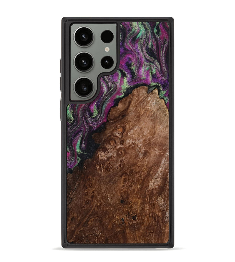 Galaxy S23 Ultra Wood Phone Case - Holli (Green, 811999)