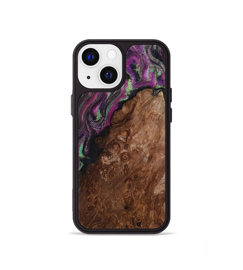 iPhone 13 mini Wood Phone Case - Holli (Green, 811999)