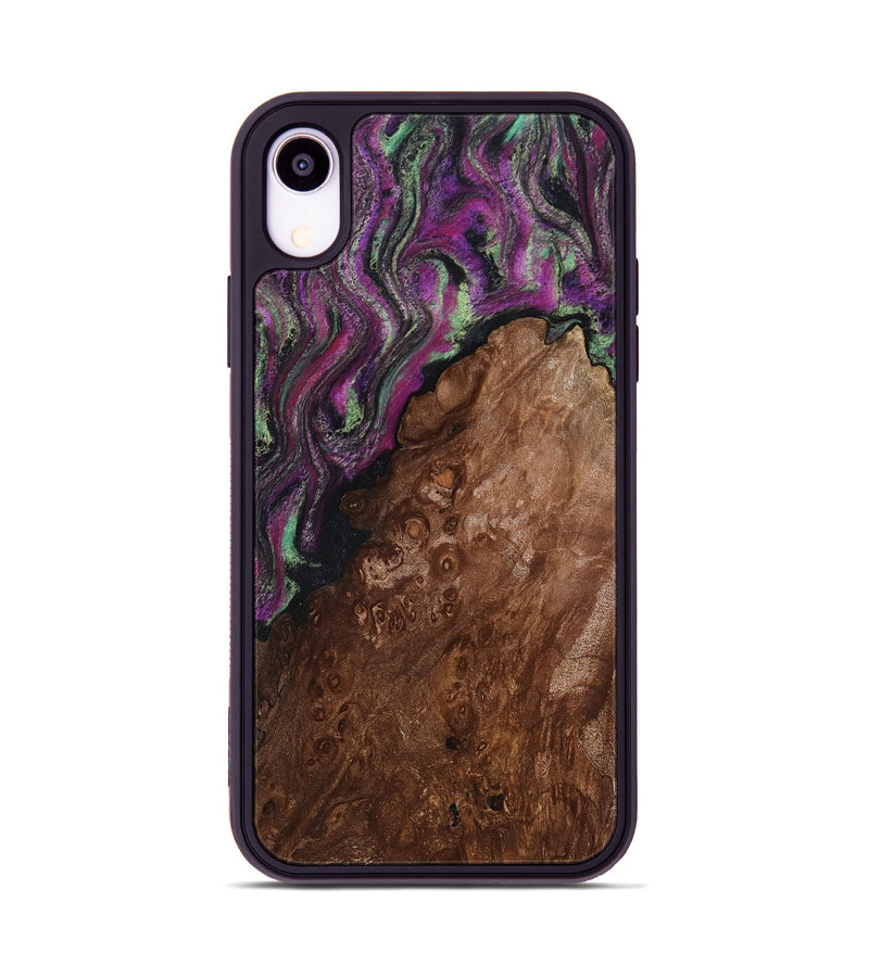 iPhone Xr Wood Phone Case - Holli (Green, 811999)