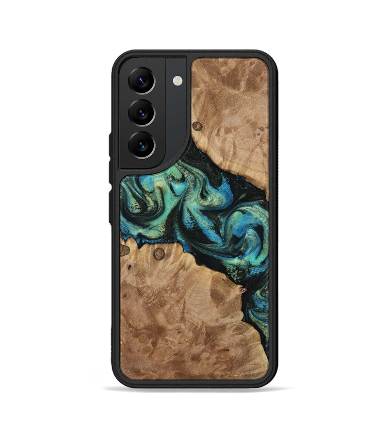 Galaxy S22 Wood Phone Case - Haywood (Green, 812000)