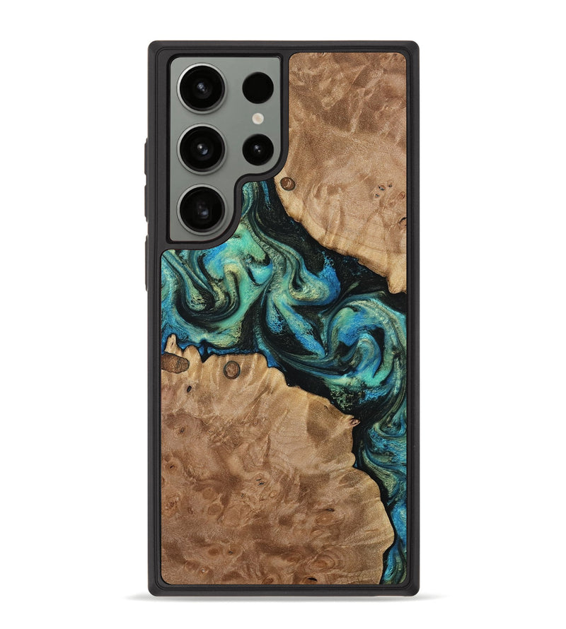 Galaxy S23 Ultra Wood Phone Case - Haywood (Green, 812000)