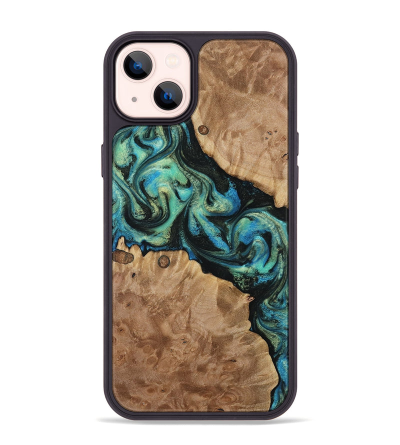 iPhone 14 Plus Wood Phone Case - Haywood (Green, 812000)