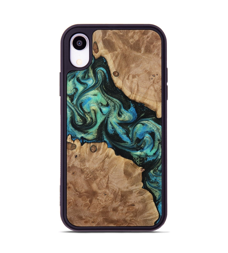 iPhone Xr Wood Phone Case - Haywood (Green, 812000)