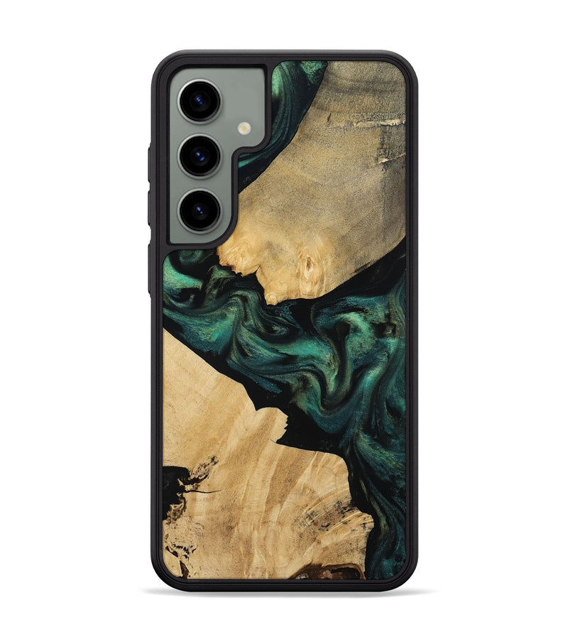 Galaxy S24 Plus Wood Phone Case - Alina (Green, 812001)