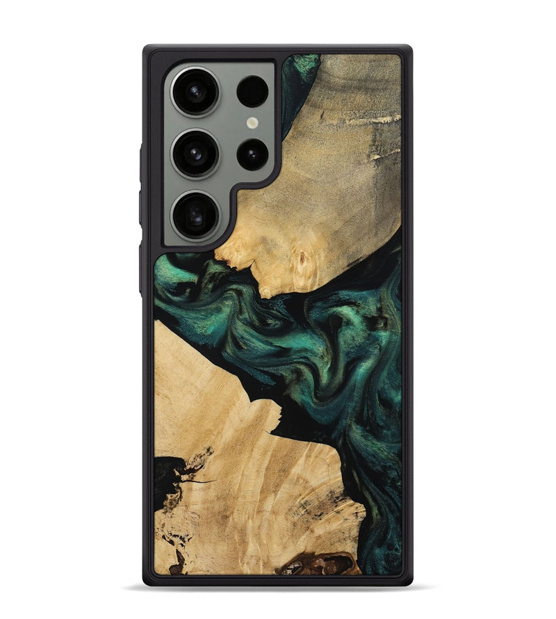 Galaxy S24 Ultra Wood Phone Case - Alina (Green, 812001)