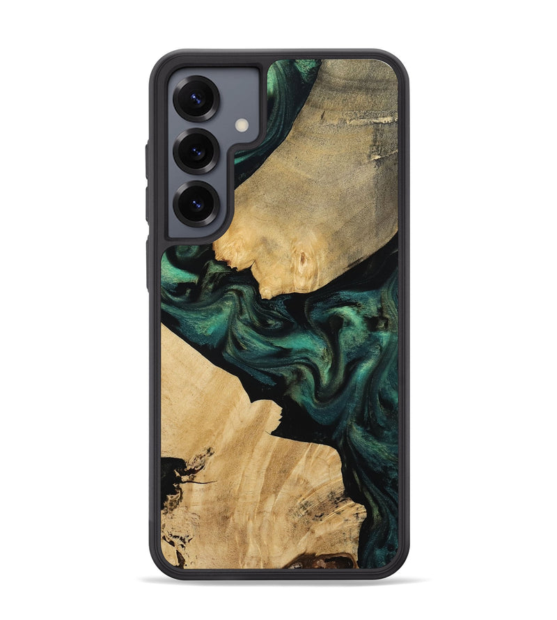 Galaxy S25 Plus Wood Phone Case - Alina (Green, 812001)
