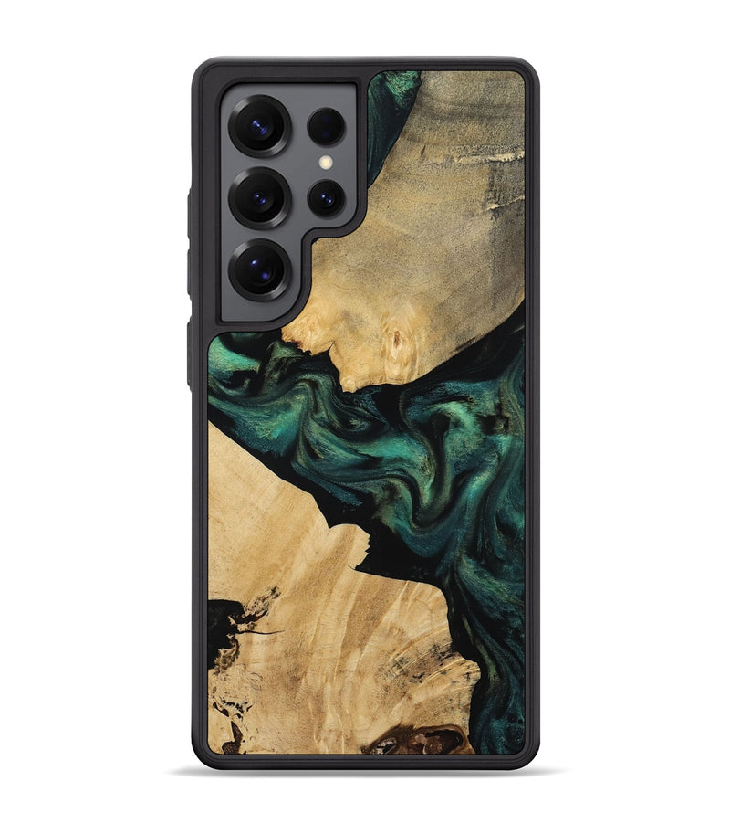 Galaxy S25 Ultra Wood Phone Case - Alina (Green, 812001)