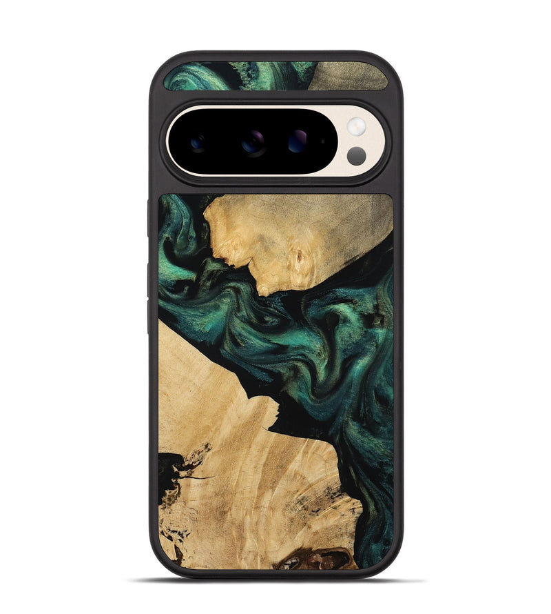 Pixel 10 Wood Phone Case - Alina (Green, 812001)