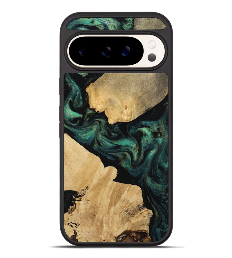Pixel 10 Pro XL Wood Phone Case - Alina (Green, 812001)