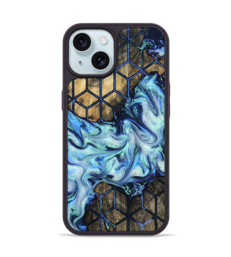 iPhone 15 Wood Phone Case - Micah (Pattern, 812002)