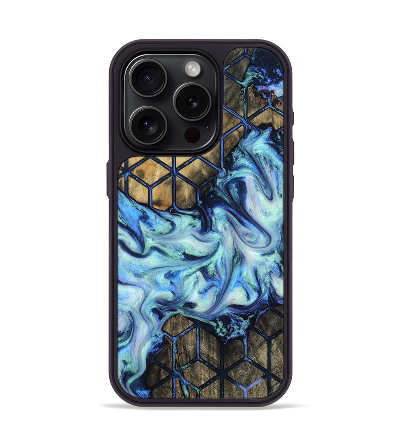 iPhone 15 Pro Wood Phone Case - Micah (Pattern, 812002)