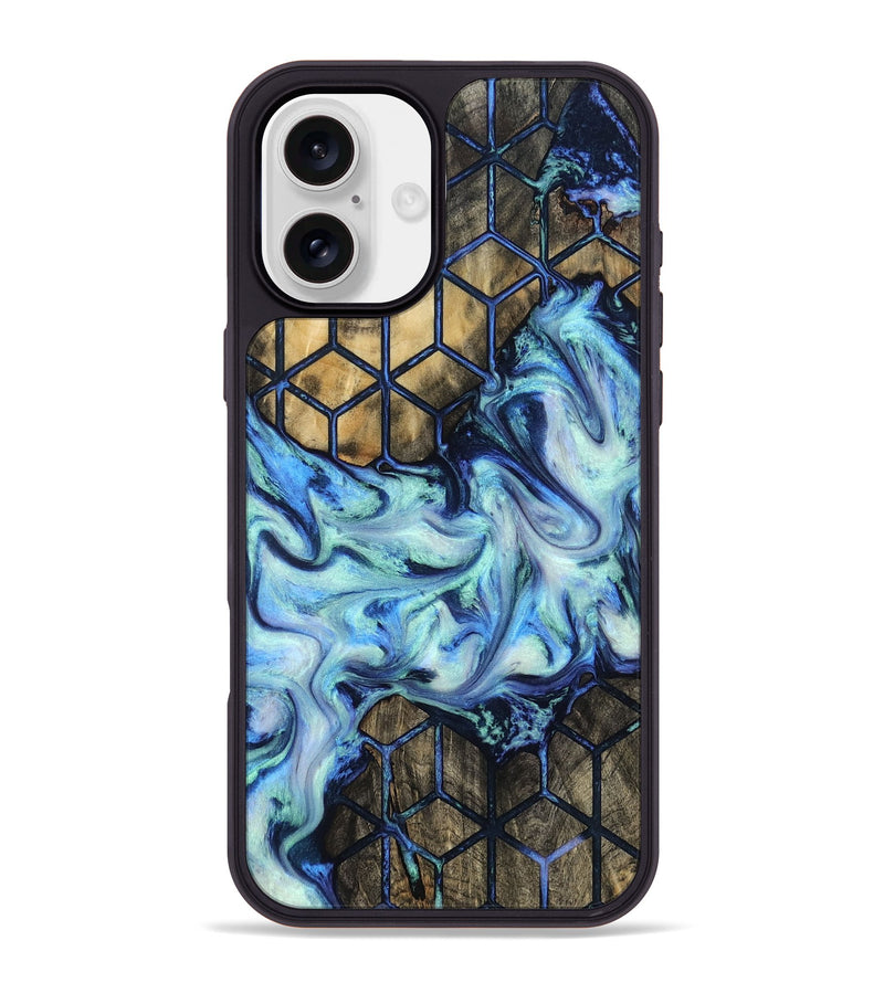 iPhone 16 Plus Wood Phone Case - Micah (Pattern, 812002)