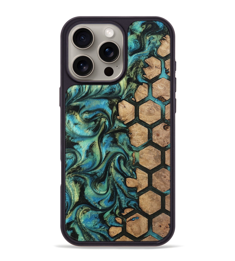 iPhone 16 Pro Max Wood Phone Case - Emilie (Pattern, 812003)