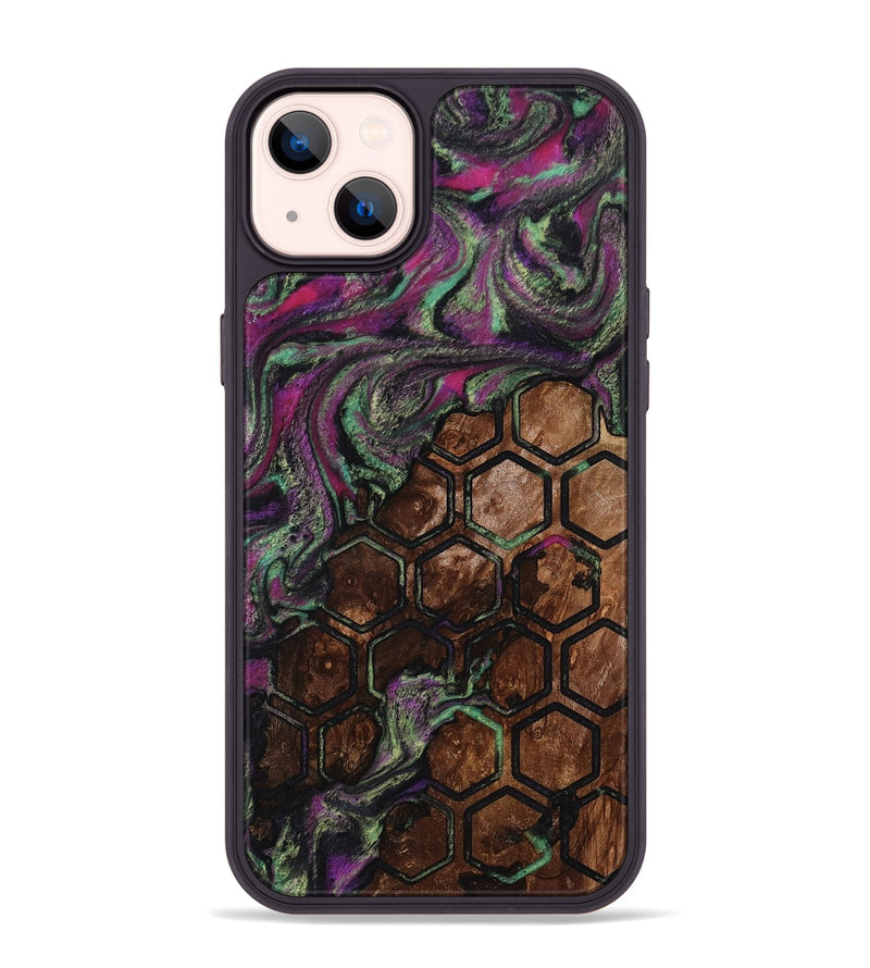 iPhone 14 Plus Wood Phone Case - Janene (Pattern, 812006)