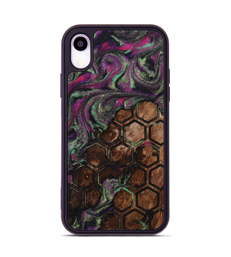 iPhone Xr Wood Phone Case - Janene (Pattern, 812006)