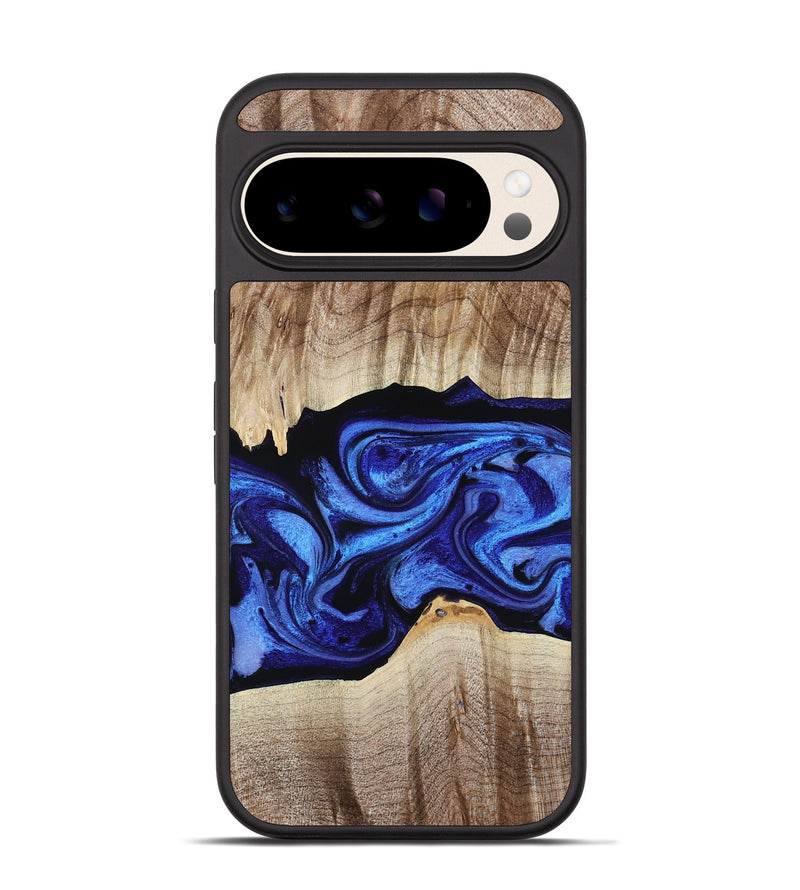 Pixel 10 Wood Phone Case - Tawana (Blue, 812009)