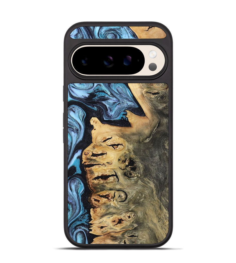 Pixel 10 Wood Phone Case - Buddy (Blue, 812010)