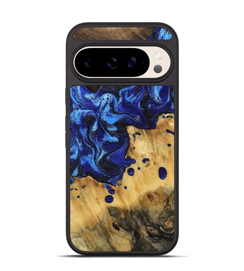 Pixel 10 Wood Phone Case - Kyrie (Blue, 812011)