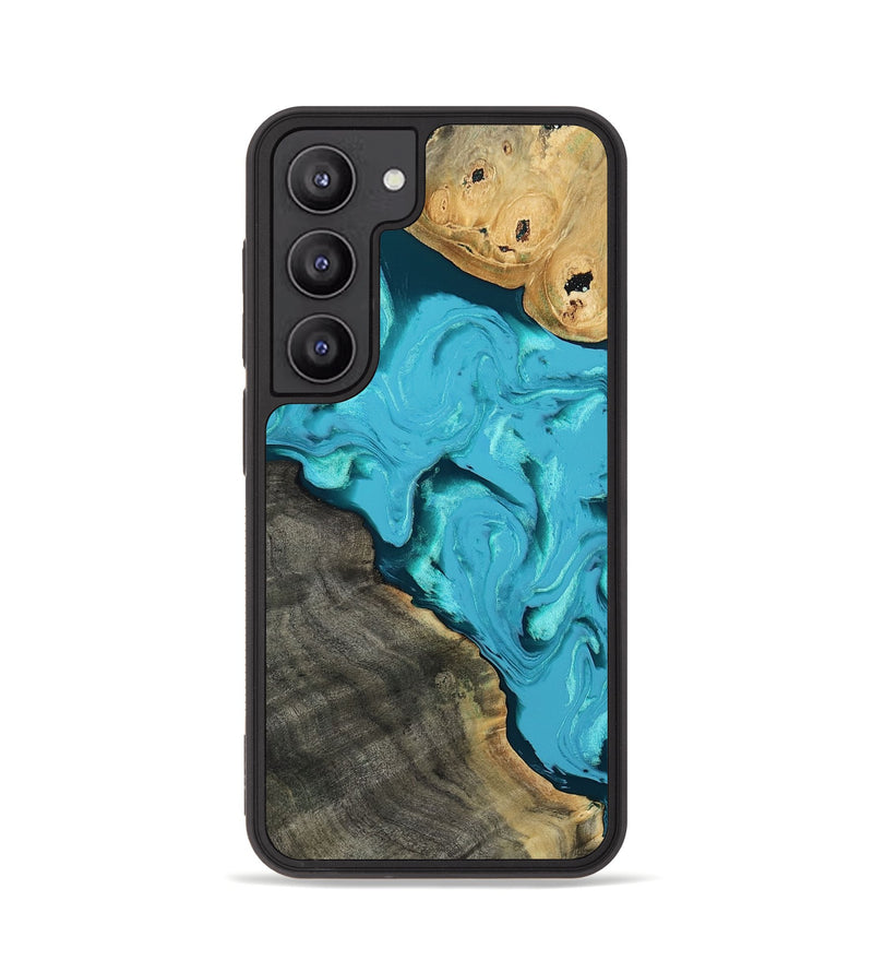 Galaxy S23 Wood Phone Case - Corbin (Blue, 812012)