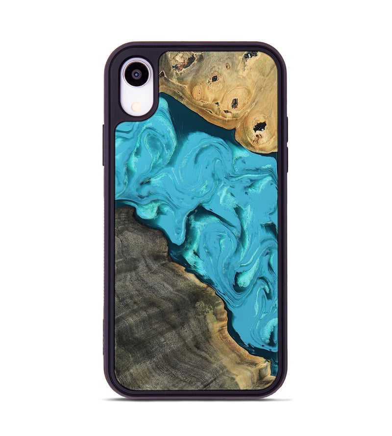 iPhone Xr Wood Phone Case - Corbin (Blue, 812012)