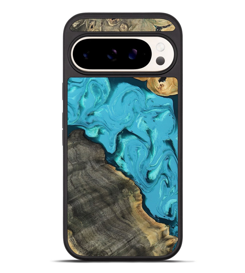 Pixel 10 Pro XL Wood Phone Case - Corbin (Blue, 812012)