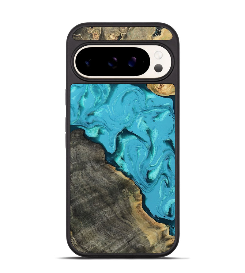 Pixel 9 Wood Phone Case - Corbin (Blue, 812012)