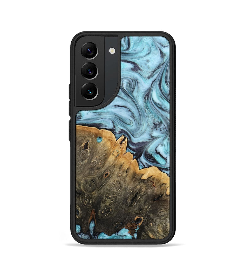 Galaxy S22 Wood Phone Case - Osman (Blue, 812014)