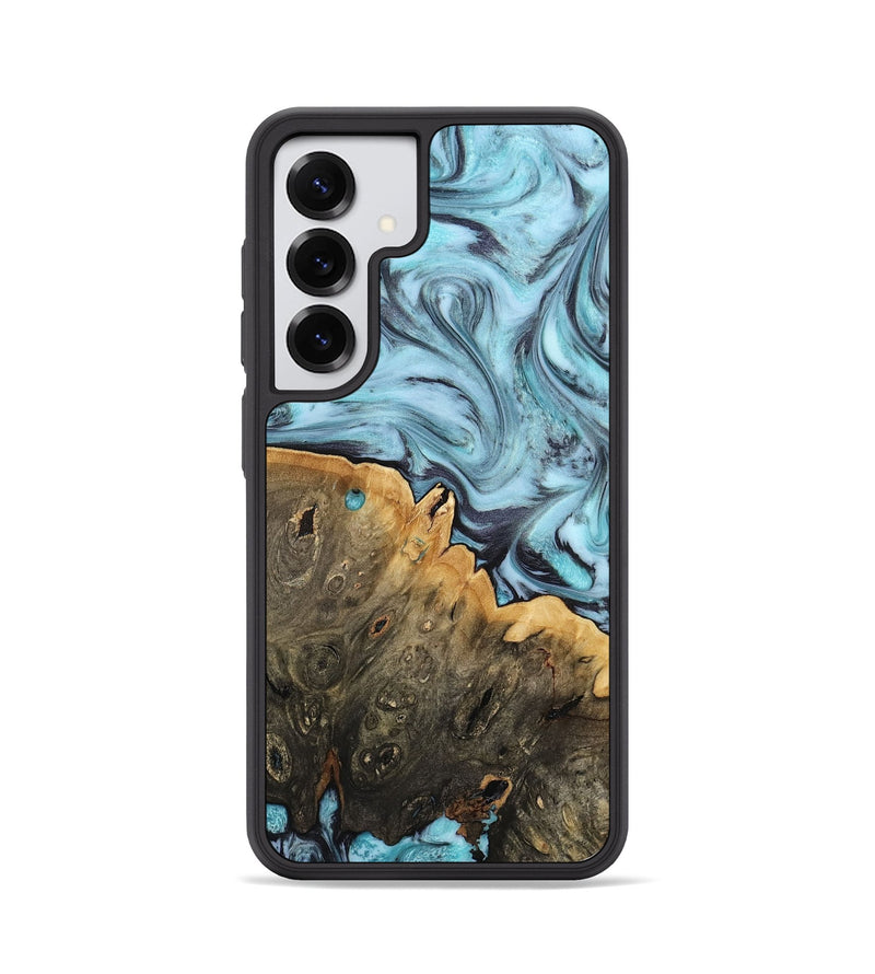 Galaxy S25 Wood Phone Case - Osman (Blue, 812014)