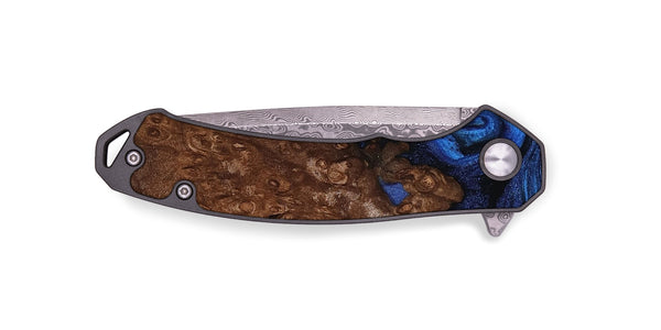 EDC Wood Pocket Knife - Loyd (Blue, 812016)