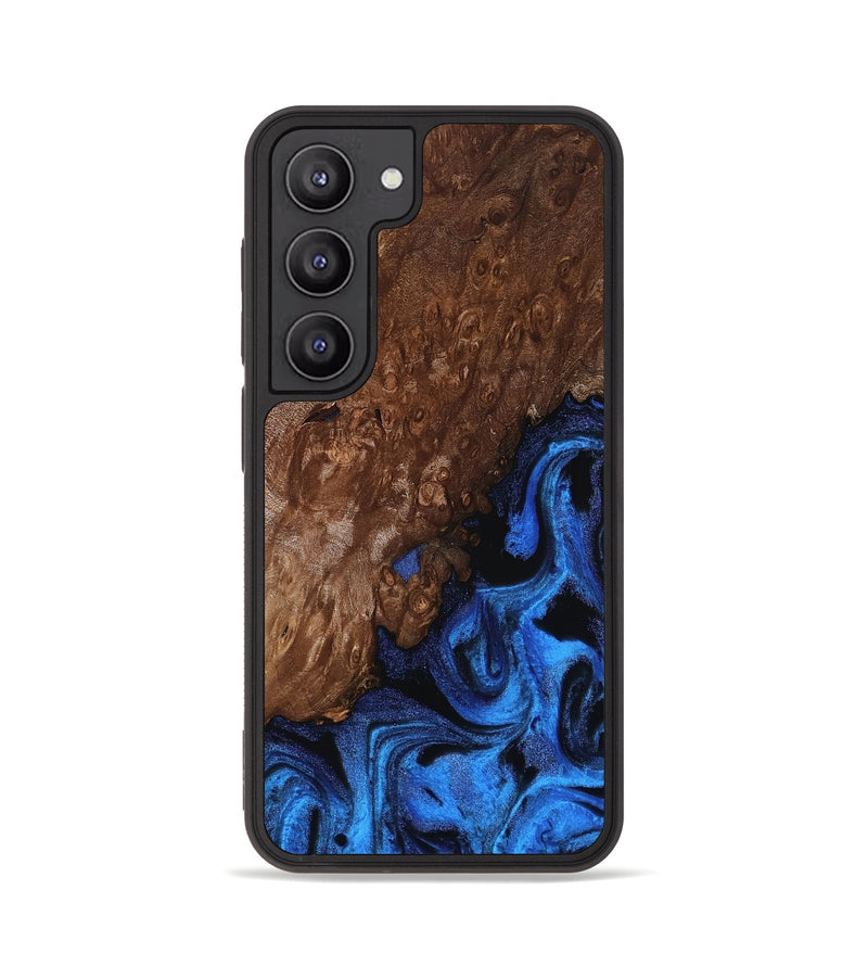 Galaxy S23 Wood Phone Case - Loyd (Blue, 812016)